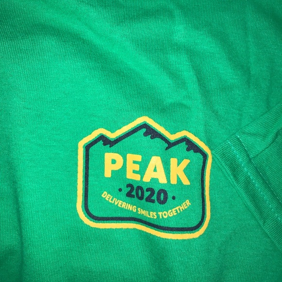 Men’s Green “Peak 2020” Cotton T-Shirt - Picture 3 of 5